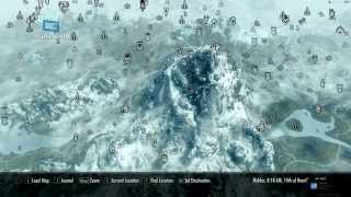 Skyrim How to make all map markers discovered [upl. by Rao665]