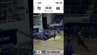 😱 Halcones UVAQ logra su primer victoria en la División I baloncestomexicano basketball LigaABE [upl. by Larred]