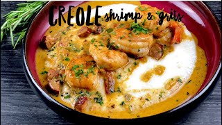 Creole Shrimp amp Grits Step By Step Visuals [upl. by Hett773]