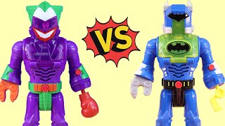 Batman Robot Battles Joker Robot  Superhero Rescue [upl. by Yror]