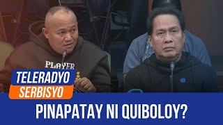 Quiboloy ordered killing of exKOJC members exsecurity  Teleradyo Serbisyo 23 October 2024 [upl. by Naginarb]