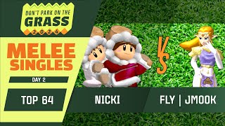 Nicki Ice Climbers vs FLY  Jmook Zelda  DPG 2024  Melee Singles Top 64 [upl. by Atenek]