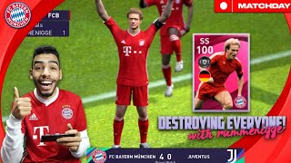 iconic moment Rummenigge is rocking in the MATCHDAY 🔥 pes 2021 mobile [upl. by Annaohj654]