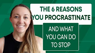 The 6 Reasons you Procrastinate especially if you have Anxiety [upl. by Iinden]