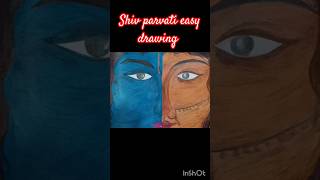 Shiv parvati easy drawing kase bnayen  yt studio  oncoarts [upl. by Aunson998]