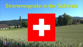 Bedeutung der Sirenensignale in der Schweiz [upl. by Skyler]