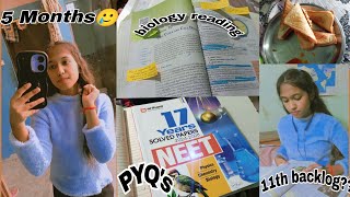 5 MONTHS Left 🙂11th Backlog🌟 NEET ASPIRANT🌸Mock Test 🌷Yakeen10 PW Batch🐣 Neet 2025 VLOG vlog [upl. by Gombosi]