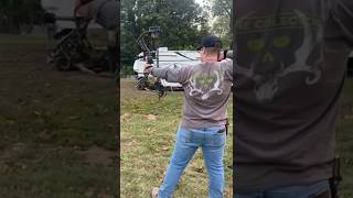 80 yard shot with the Mathews Solo Cam archery [upl. by Idelia]