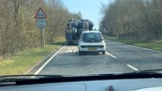 Hilarious Bale Fail reminds man why its wise to keep distance from a tractor  WooGlobe [upl. by Imuy661]