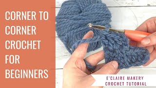 The Beginners Guide to C2C Crochet How to Do C2C Crochet for Beginners [upl. by Harim588]