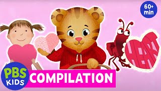 Spread Love with Daniel Tiger and Pinkalicious with This 2024 Valentines Day Compilation  PBS KIDS [upl. by Eidnahs]