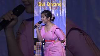 Deeplina Deka Stage Program  Sui Diyana  Assamese Song shorts LiveAxom deeplinadeka assamese [upl. by Eixel]