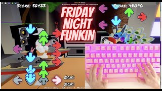 FUNKY NIGHT FRIDAY Keyboard ASMR [upl. by Llezniuq120]