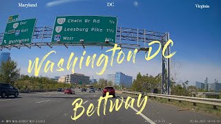 Driving on Capital Beltway from Silver Spring MD to Merrifield VA [upl. by Dee]