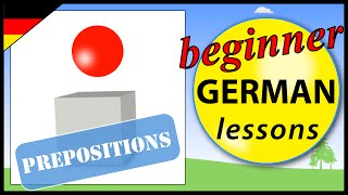 German prepositions 1  Beginner German Lessons for Children [upl. by Allayne]