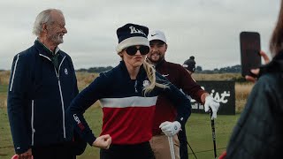 Kathryn Newton at Carnoustie  2024 Dunhill Links [upl. by Conway]