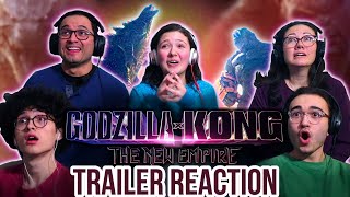 GODZILLA X KONG THE NEW EMPIRE TRAILER 2 REACTION  Kong’s a Daddy [upl. by Drews752]