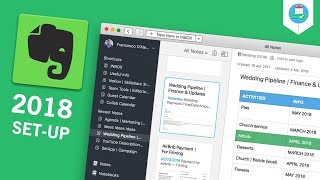 Evernote Tour 2018  My Full Setup [upl. by Noryv750]