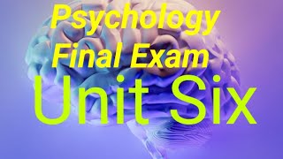 Freshman Psychology questions Chapter 6 Personality [upl. by Demona456]