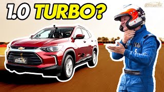 SUV 10 turbo anda bem Rubens Barrichello leva o Chevrolet Tracker LT para a Volta Rápida 214 [upl. by Esahc194]