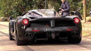 Ferrari LaFerrari Aperta  LOUD Revs amp Engine Sounds [upl. by Maggio]