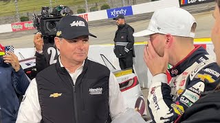 Jeff Gordon amp William Byron Talk As They Wait quotTheres No Good Outcome In Thisquot [upl. by Stag]