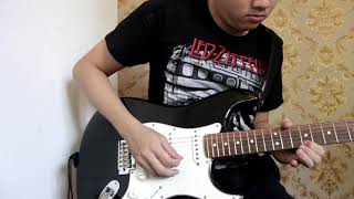 Tiada lagi kidungmu  Lefthanded Guitar Solo cover [upl. by Yngad483]