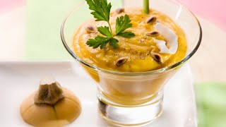 Recette  Purée de butternut au lait de coco [upl. by Dobrinsky]