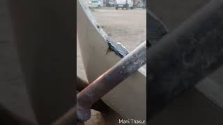 how to car bumper repair plastic repair 🧑‍🔧 foryou viralvideo makanice youtubeshorts carrepair [upl. by Ainaled]