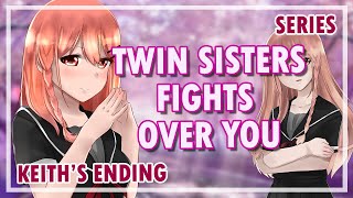 KEITH END Tsundere amp Dandere Twin Sisters Fight Over You『ASMR Roleplay』『VISUAL NOVEL』『 F4M』 [upl. by Alaek846]