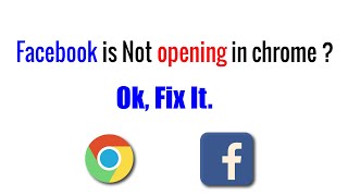 How to fix Facebook Not Working Problem in Chrome  Cant open facebook [upl. by Ynove]