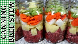 Canning THE BEST Homemade Beef Stew  Meal in a Jar  Long Time Food Storage [upl. by Arron]