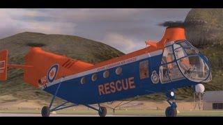 Flying Banana H21c Helicopter Details  FSX Gameplay HD [upl. by Winzler656]