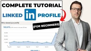 Create a PROFESSIONAL LinkedIn Profile 2024  For Beginners [upl. by Eelirol]