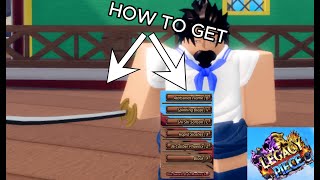 How to Get One Sword Style In Legacy Piece  Roblox [upl. by Fried]