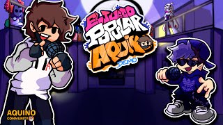 APAREZCO EN ESTE MOD DEL JUEGO POPULAR 😎 FNF X Aquino V2 Español [upl. by Ardeid]