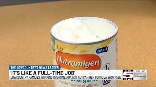 VIDEO Families ‘working overtime’ to find solutions in Nutramigen formula shortage [upl. by Batista]