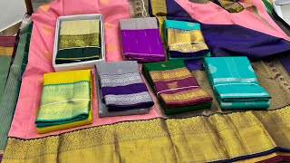 Bangalore Direct From Weaver Very Budget Friendly Pure Silk Saree Deepavali New Collection Single Av [upl. by Tnahsarp]