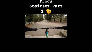 Frogs Stairset Part 2 🫡 mtb pov stairs [upl. by Yalonda]