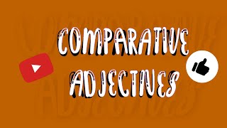 Adjetivos comparativos en Inglés Comparative adjectives [upl. by Noivert860]