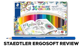 Staedtler Ergosoft Colouring Pencils  Review [upl. by Iran]