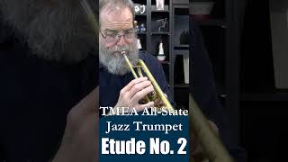 Texas All State Jazz Trumpet Etude 2 [upl. by Lamoree]