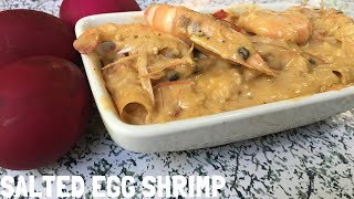 SALTED EGG SHRIMP  EASY AND SIMPLE [upl. by Aihtnic]