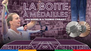 La Boite à Médailles avec Lisa Barbelin 🥉 et Thomas Chirault 🥈 tir à larc [upl. by Lissa579]