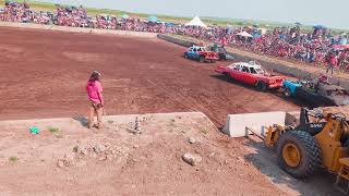 Vulcan team showdown 2024 Team cars heat 1C July 20 2024 demolition derby [upl. by Ylime]