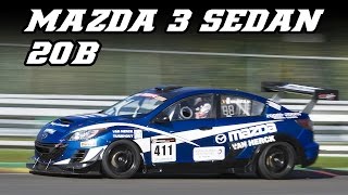 Mazda 3 sedan 20b racecar at Spa  second class win of 2014 [upl. by Koo]