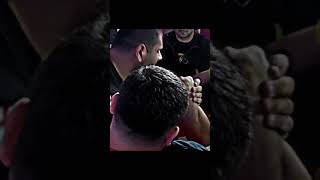 🥶denis cyplenkov real power to Oleg zhokh armwrestling shorts sports [upl. by Ambur]