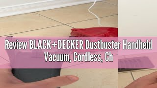 Review BLACKDECKER Dustbuster Handheld Vacuum Cordless Chili Red HLVA320J26 [upl. by Holms769]