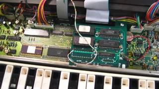 Yamaha DX7 with E Grey Matter expansion battery repair [upl. by Duntson]