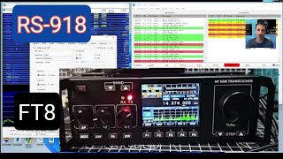 QUICK RS918 SDR QRP Transceiver  WSJTX FT8  FULL SET UP amp TEST [upl. by Ycnuahc]